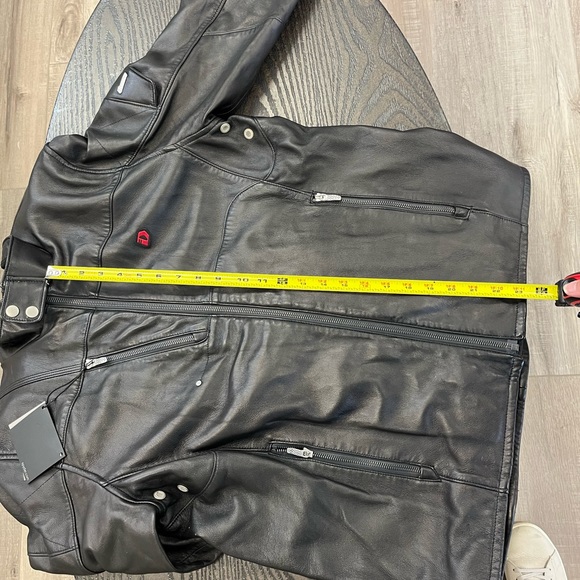 Leather jkt, classic styling - Picture 12 of 14